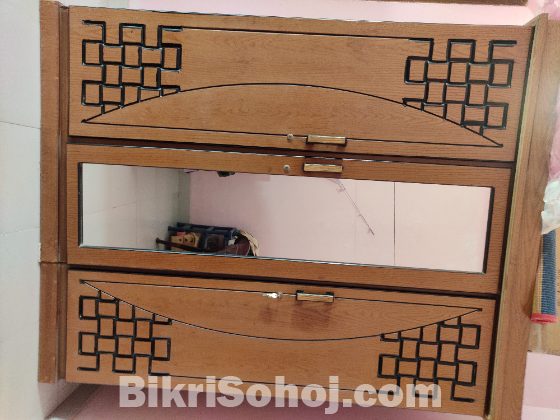 Malaysian Wood ar Almari (3 part)তিন পার্টের আলমারি